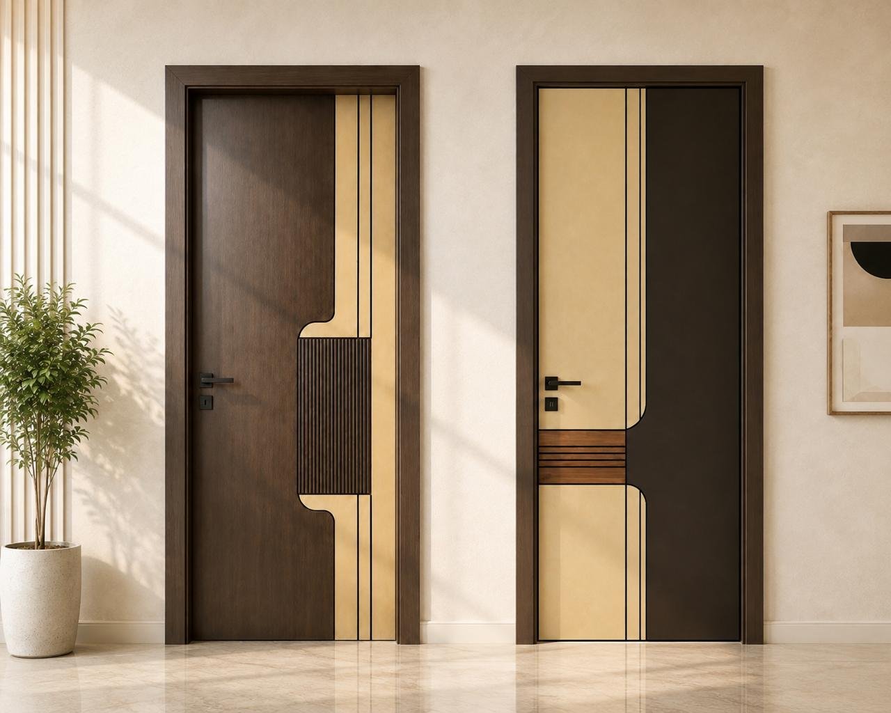 5D WPC Printed Doors